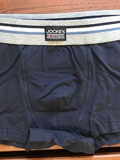 Оригинальный комплект из трех разных цветов на полосатой резинке (3шт) JOCKEY 17302913 Nos (муж.) (3шт.) Голубой 467